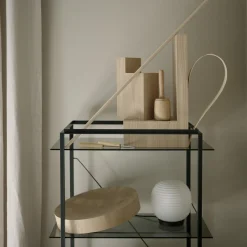 NEW WORKS Lantern Globe Bordlampe Hvid Mellem