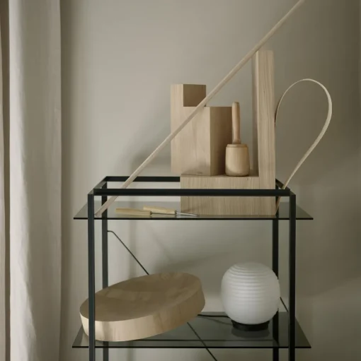 NEW WORKS Lantern Globe Bordlampe Hvid Mellem