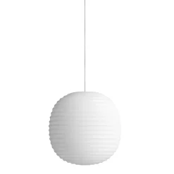 NEW WORKS Lantern Pendel i Matteret Hvid Opal Glas Lille
