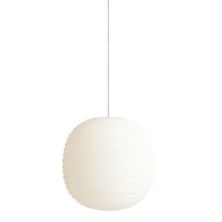 NEW WORKS Lantern Pendel i Matteret Hvid Opal Glas Lille