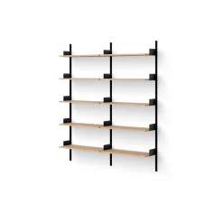 New Works Library Reol 1900 Egetrá/Sort