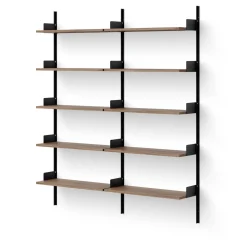 New Works Library Reol 1900 Valnød/Sort