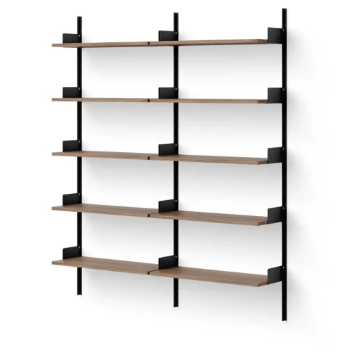 New Works Library Reol 1900 Valnød/Sort