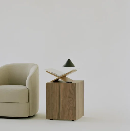 New Works Mass Sidebord Valnød