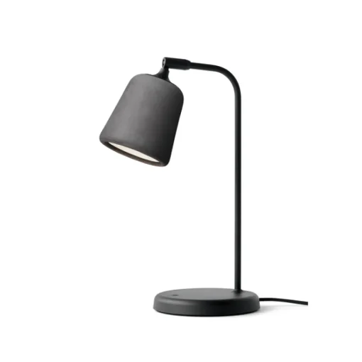 NEW WORKS Material Bordlampe Mørkegrå Beton