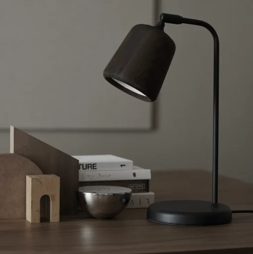 NEW WORKS Material Bordlampe Gul Stål