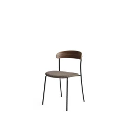 New Works Missing Spisebordsstol Valnød/Barnum Dark Taupe