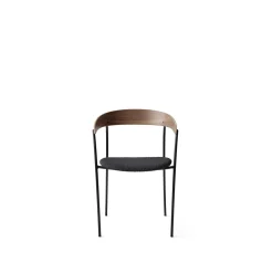 New Works Missing Spisebordsstol med Armlán Valnød/Barnum Ocean