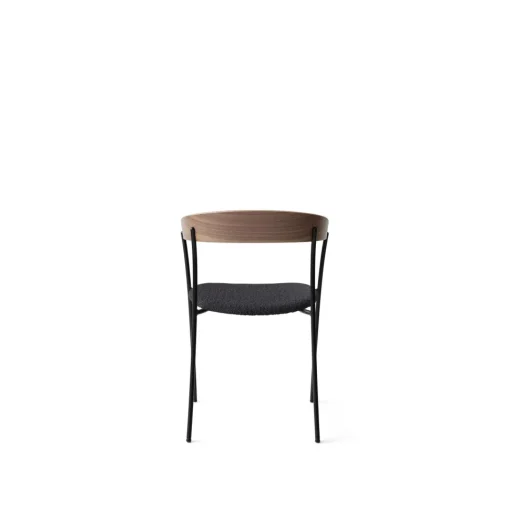New Works Missing Spisebordsstol med Armlán Valnød/Barnum Ocean