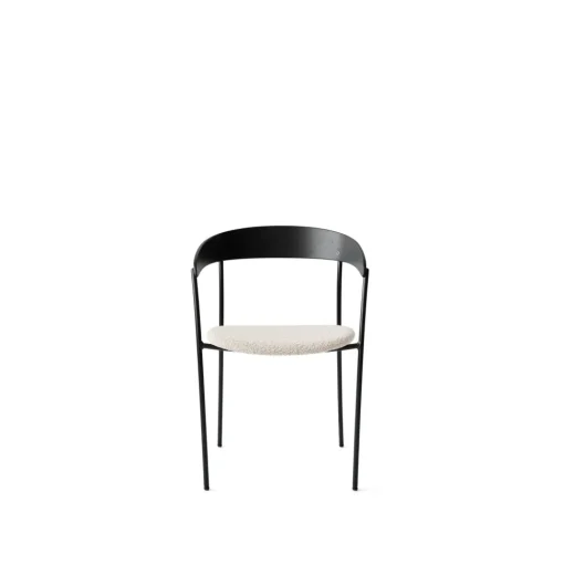 New Works Missing Spisebordsstol med Armlán Sort Eg /Barnum Lana