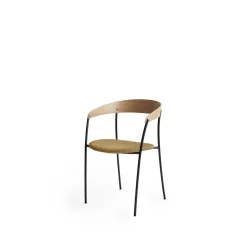 New Works Missing Spisebordsstol med Armlán Eg/Barnum Ocher