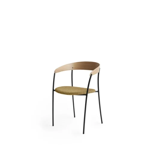 New Works Missing Spisebordsstol med Armlán Eg/Barnum Ocher