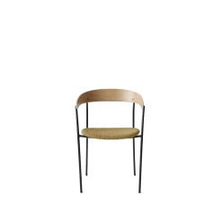 New Works Missing Spisebordsstol med Armlán Eg/Barnum Ocher
