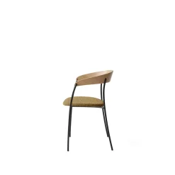 New Works Missing Spisebordsstol med Armlán Eg/Barnum Ocher