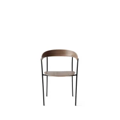 New Works Missing Spisebordsstol med Armlán Valnød
