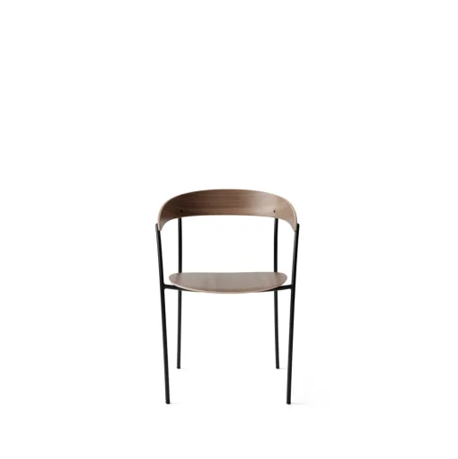 New Works Missing Spisebordsstol med Armlán Valnød