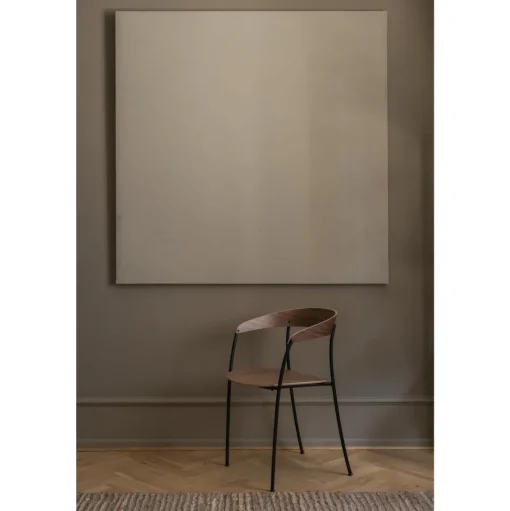 New Works Missing Spisebordsstol med Armlán Valnød