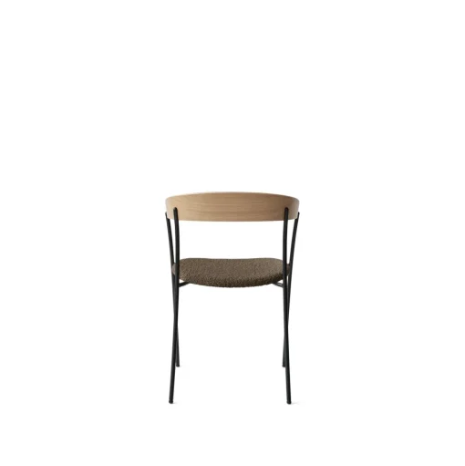 New Works Missing Spisebordsstol med Armlán Eg/Barnum Dark Taupe