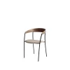 New Works Missing Spisebordsstol med Armlán Valnød/Barnum Hemp