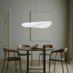 New Works Missing Spisebordsstol med Armlán Valnød/Barnum Hemp