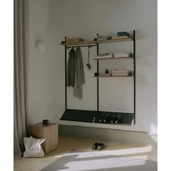 New Works New Works Wardrobe Reol 3 Valnød/Sort