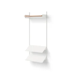New Works Wardrobe Reol 1 Egetrá/Hvid