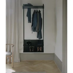 New Works Wardrobe Reol 1 Egetrá/Sort