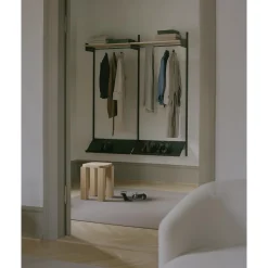 New Works Wardrobe Reol 2 Egetrá/Sort