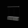 New Works Wardrobe Shelf 2 Reol Med Skuffer Sort Ask