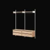 New Works Wardrobe Shelf 2 Reol Med Skuffer Eg