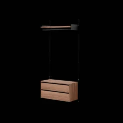 New Works Wardrobe Shelf 1 Reol Med Skuffer Valnød