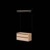 New Works Wardrobe Shelf 1 Reol Med Skuffer Eg/Sort