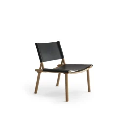 Nikari December Lánestol Eg/Røget Eg/Sort Láder