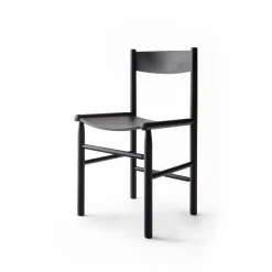 Nikari Linea Collection Akademia Spisebordsstol Sort Bejdset Asketrá