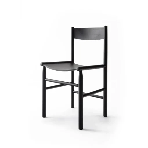 Nikari Linea Collection Akademia Spisebordsstol Sort Bejdset Asketrá