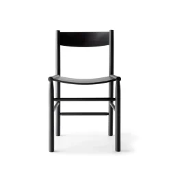 Nikari Linea Collection Akademia Spisebordsstol Sort Bejdset Asketrá