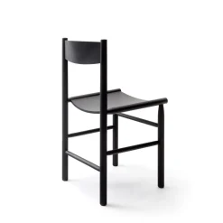 Nikari Linea Collection Akademia Spisebordsstol Sort Bejdset Asketrá