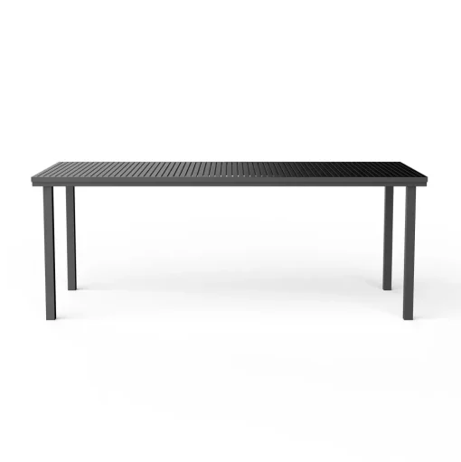 NINE 19 Outdoors Havebord 200,5x90 Sort