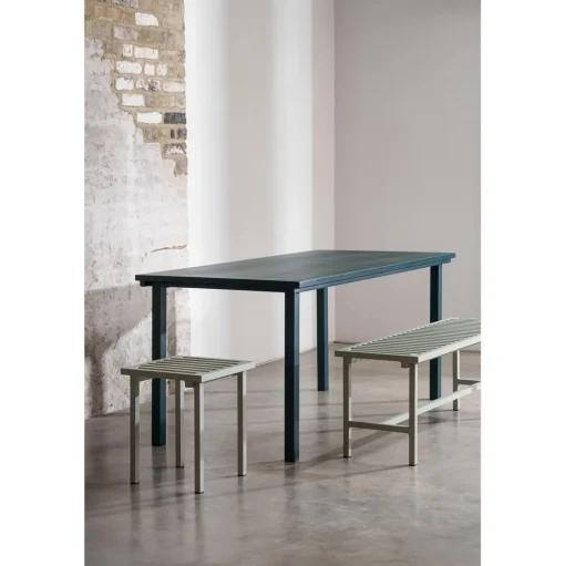 NINE 19 Outdoors Havebord 200,5x90 Sort