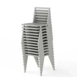 NINE 19 Outdoors Stacking Udendørsstol 2 Stk. Grå