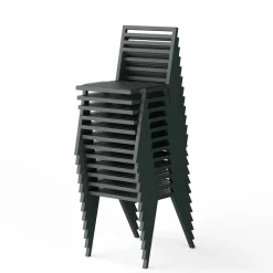 NINE 19 Outdoors Stacking Udendørsstol 2 Stk. Grøn
