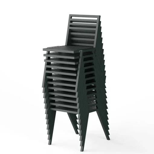 NINE 19 Outdoors Stacking Udendørsstol 2 Stk. Grøn