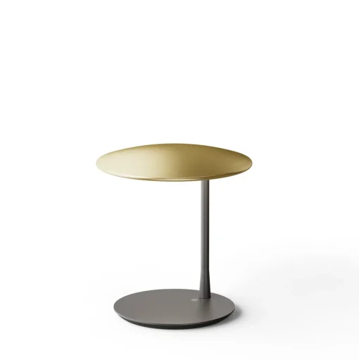 NINE Disc Bordlampe Børstet Messing/Sort