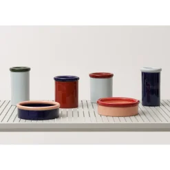 NINE ROD Keramisk Potte Mørkeblå/Terracotta