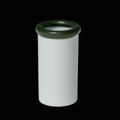 NINE ROD Keramisk Vase Mørkegrøn/Lyseblå
