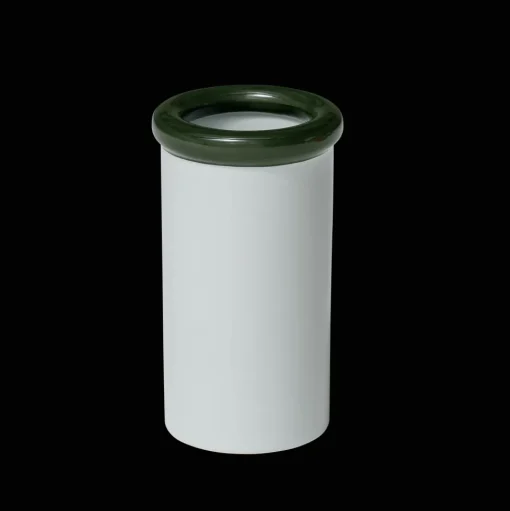 NINE ROD Keramisk Vase Mørkegrøn/Lyseblå