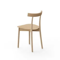 NINE Skinny Wooden Spisebordsstol Natural Egetrá