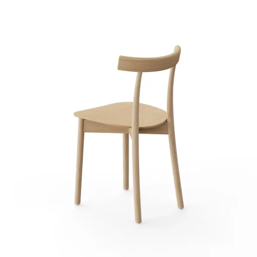 NINE Skinny Wooden Spisebordsstol Natural Egetrá