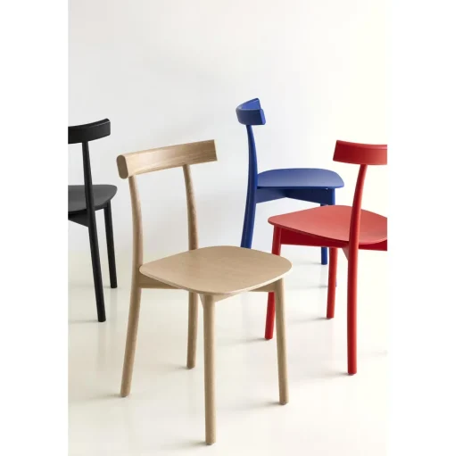 NINE Skinny Wooden Spisebordsstol Natural Egetrá