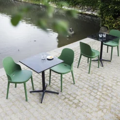 Normann Copenhagen Allez Café Bord 4L 70 x 70 cm Sort Marmor